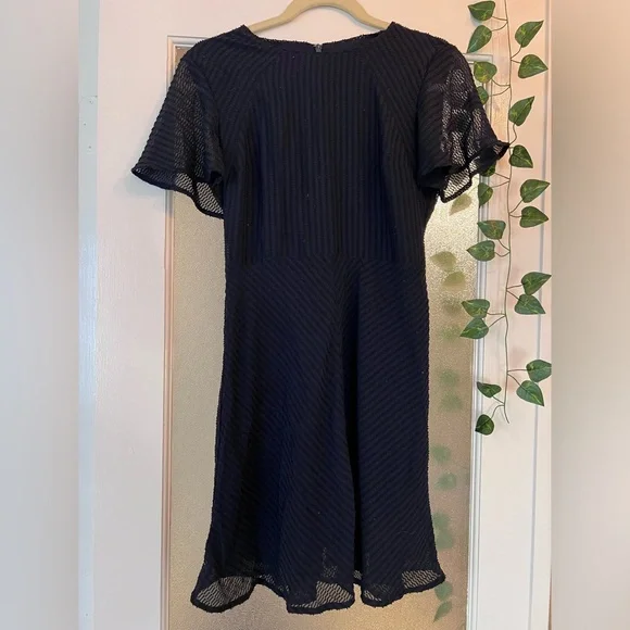 Ann Taylor Navy Blue Chiffon dress Ann Taylor Navy Blue Chiffon dress